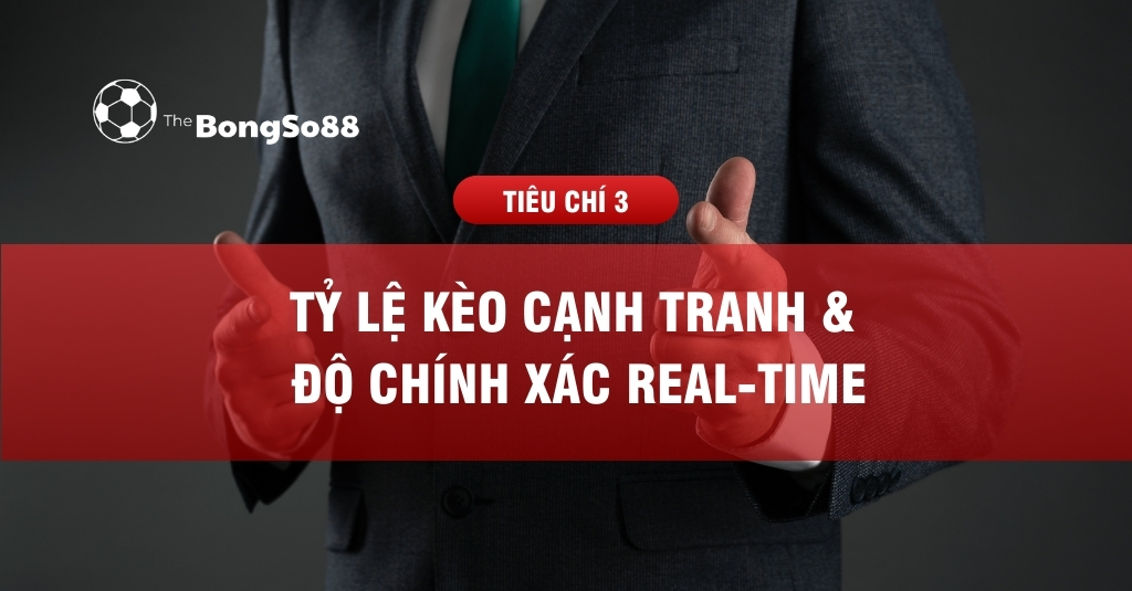 Người đàn ông mặc vest giơ hai ngón tay cái, thể hiện sự tán thành với tiêu chí tỷ lệ kèo cạnh tranh và chính xác real-time của The BongSo88.