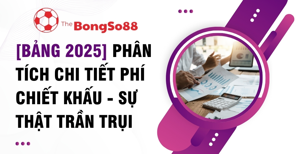 Phân tích chi tiết phí chiết khấu năm 2025, hình ảnh hai người đang xem biểu đồ tài chính và sử dụng máy tính.