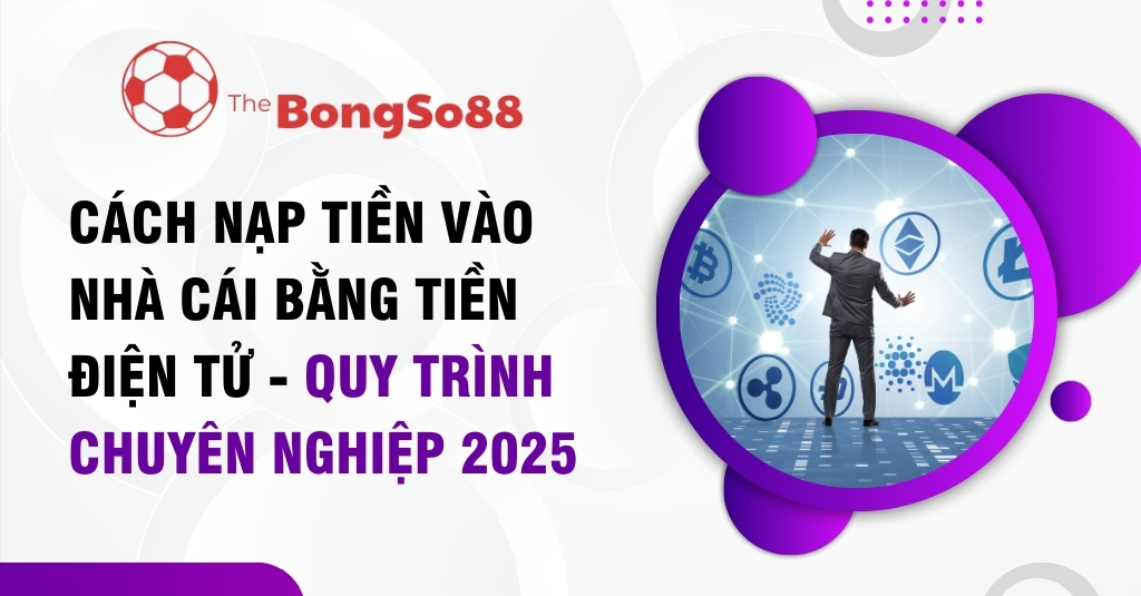 Cách nạp tiền vào nhà cái bằng tiền điện tử - Quy trình chuyên nghiệp 2025, người đàn ông tương tác với giao diện crypto.
