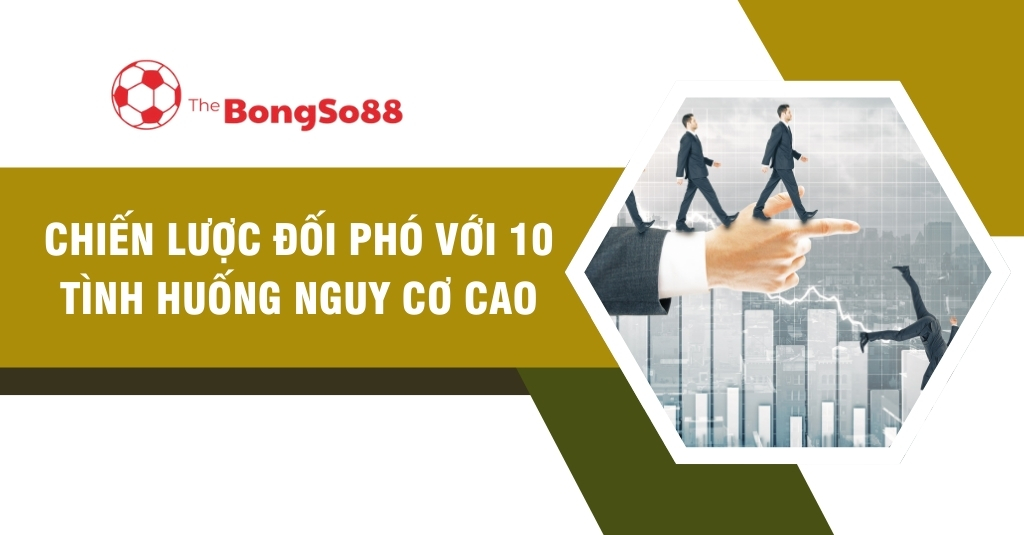 Chiến lược đối phó với 10 tình huống nguy cơ cao, hình ảnh bàn tay dẫn đường cho doanh nhân vượt qua biểu đồ tài chính.