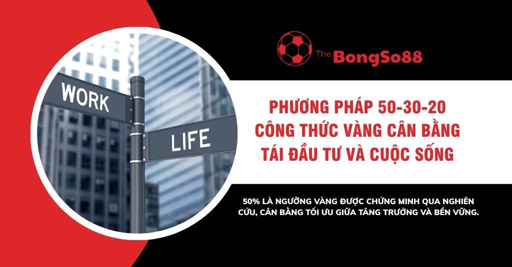 Phương pháp 50-30-20: công thức vàng cân bằng tái đầu tư và cuộc sống