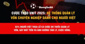 Biểu đồ tài chính đi xuống và thống kê 92% người Việt thua lỗ cá cược do thiếu quản lý vốn.