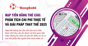 Phân tích chi phí thực tế khi nạp tiền bằng thẻ cào và các giải pháp thay thế cho năm 2025, với hình ảnh thẻ cào.