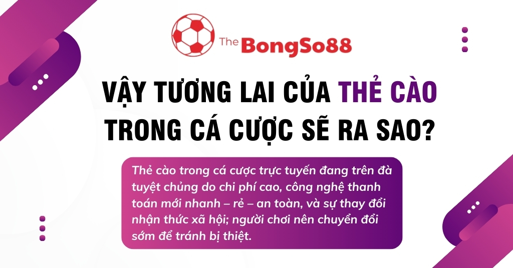 Tương lai của thẻ cào trong cá cược: đang trên đà tuyệt chủng do chi phí cao và sự thay đổi của công nghệ thanh toán.