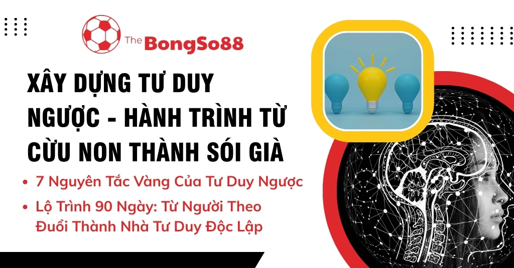 Xây dựng tư duy ngược - Hành trình từ cừu non thành sói già với 7 nguyên tắc vàng và lộ trình 90 ngày của The BongSo88.