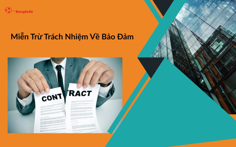 Người đàn ông xé hợp đồng "CONTRACT" minh họa "Miễn Trách Nhiệm Về Bảo Đảm" của TheBongSo88.